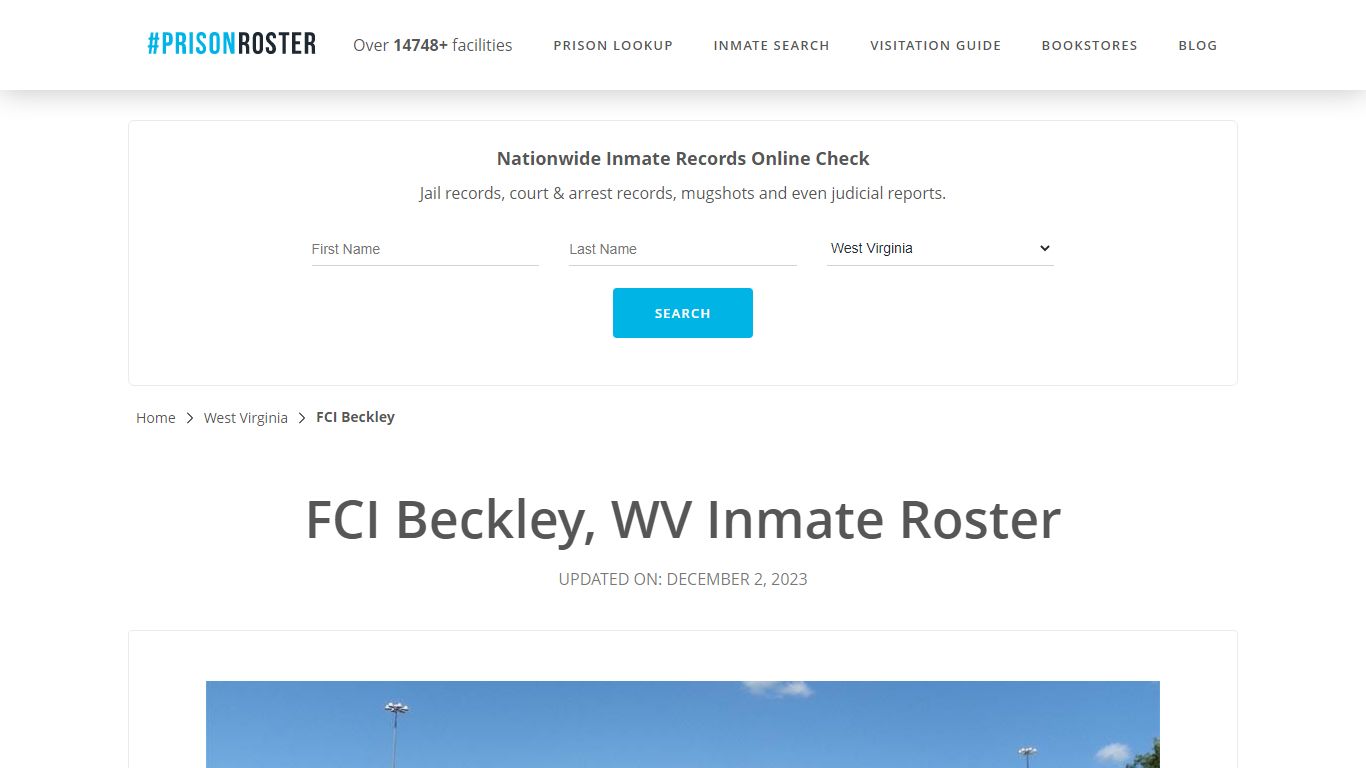 FCI Beckley, WV Inmate Roster - Prisonroster